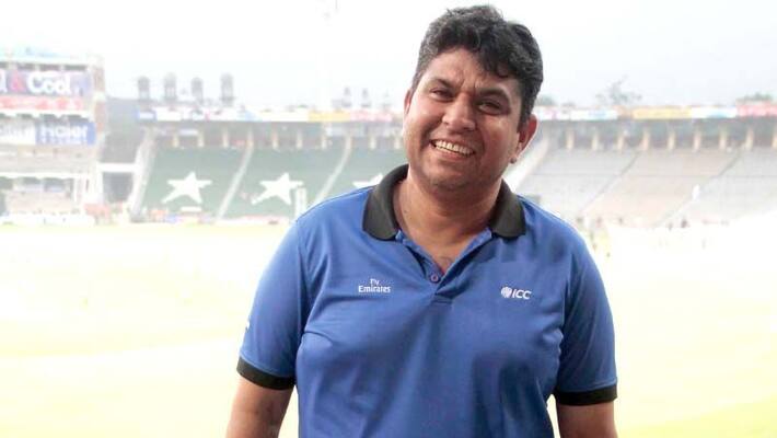This umpire was injured in a terrorist attack, returned to the ground with bravery This umpire was injured in a terrorist attack, returned to the ground with bravery