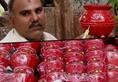 Navratri 2019: Artist decorates garba pots with 'Article 370' message