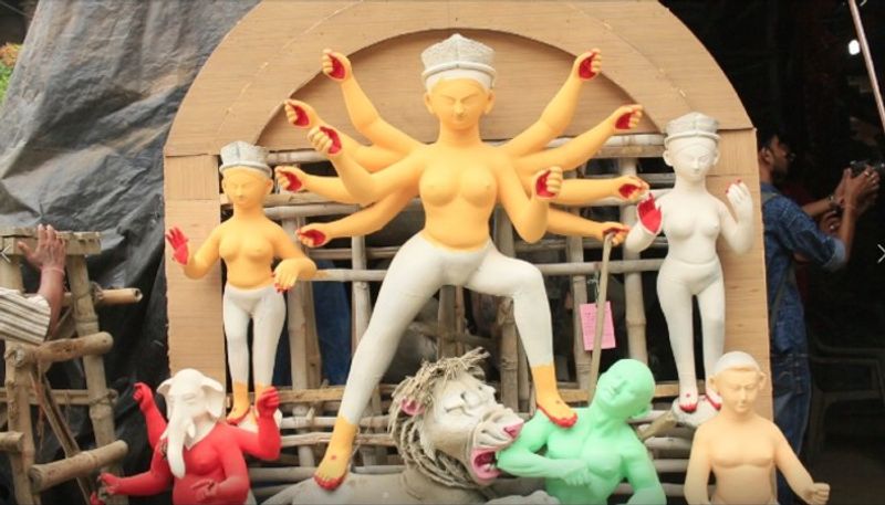 The clay idol of Durga remains incomplete without these elements BDD