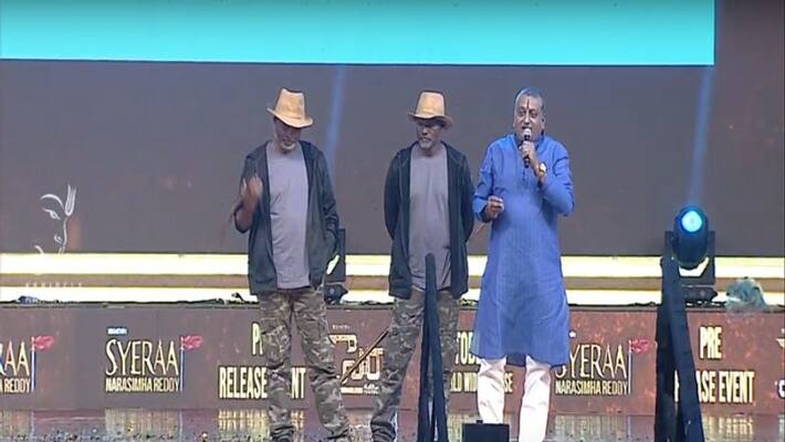 SyeRaa prerelease event Prudhvi Raj speech SyeRaa prerelease event Prudhvi Raj speech