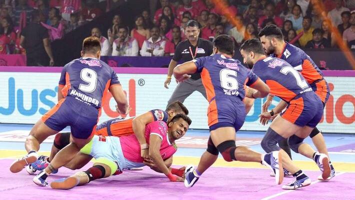 Pro kabaddi 2019 Bengal Warriors Beat Jaipur Pink Panthers by 41-40 points Pro kabaddi 2019 Bengal Warriors Beat Jaipur Pink Panthers by 41-40 points