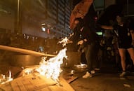 Protests in Hong Kong continue for 16th consecutive weekend; Chinese flags set on fire