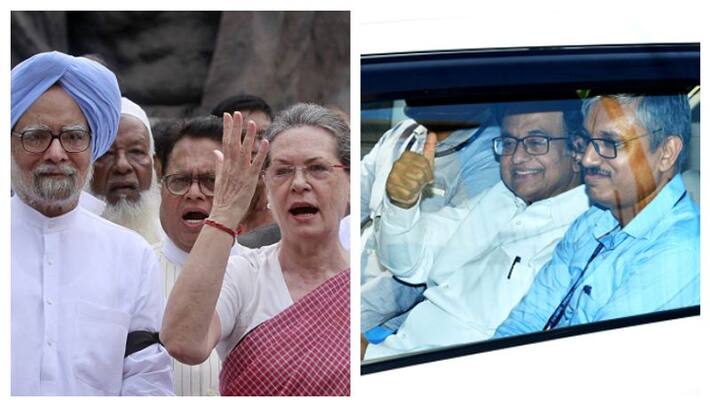 Sonia Manmohan visited to meet Chidambaram Sonia Manmohan visited to meet Chidambaram