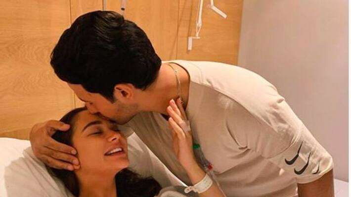 Amy Jackson shares first glimpse of son and it will warm your heart! Amy Jackson shares first glimpse of son and it will warm your heart!