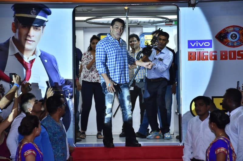 The press conference of Bigg Boss 13 that is going to be hosted by Salman Khan is being held at Metro Corporation Yard, DN Nagar, Andheri West in Mumbai.