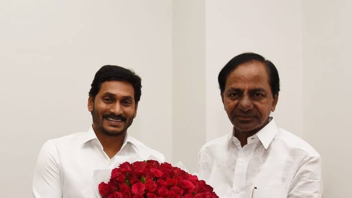 Telugu states cm's meeting continue in pragathi bhavan Telugu states cm's meeting continue in pragathi bhavan