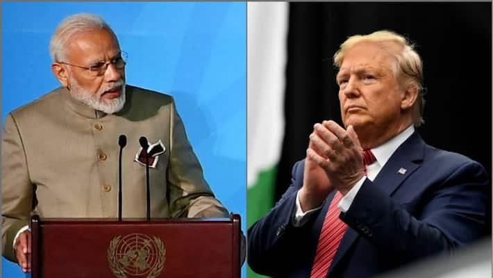 UN Climate summit: US President Trump drops in just as PM narendra Modi speaks UN Climate summit: US President Trump drops in just as PM narendra Modi speaks