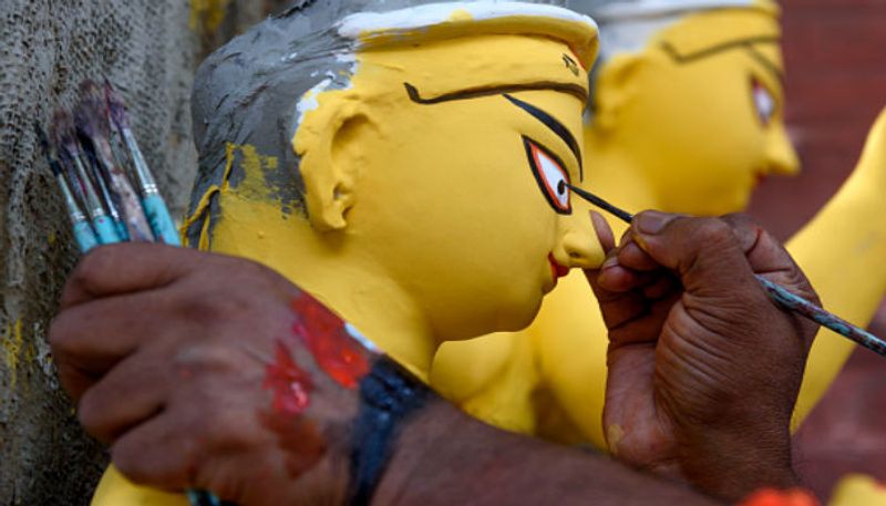 The clay idol of Durga remains incomplete without these elements BDD