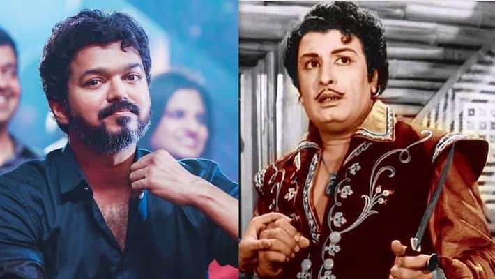 Vijay's mass look like Ayirathil oruvan MGR Vijay's mass look like Ayirathil oruvan MGR
