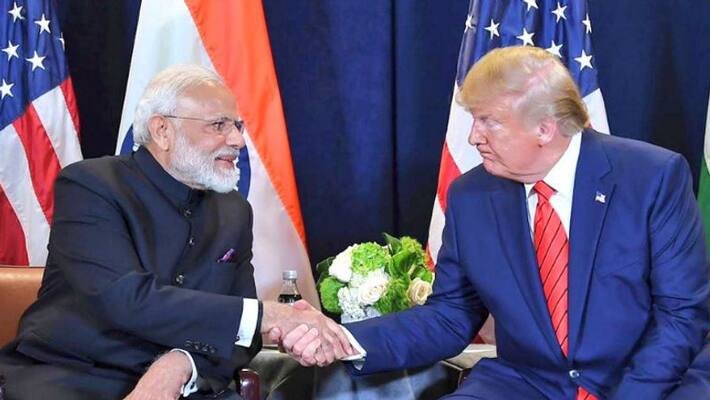 Trump accepted, Modi smile Trump accepted, Modi smile