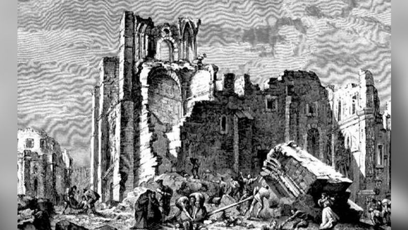 कहां आया भूकंप- लिसबिन, पुर्तगाल कब आया - 1 नवंबर, 1755 को समय और तीव्रता- 8.5, 9.0 कितनी मौतें हुईं- 100,000 से 10, 0000 के बीच मौतें कितना नुकसान हुआ- देश भर का एक बड़ा क्षेत्र धवस्त