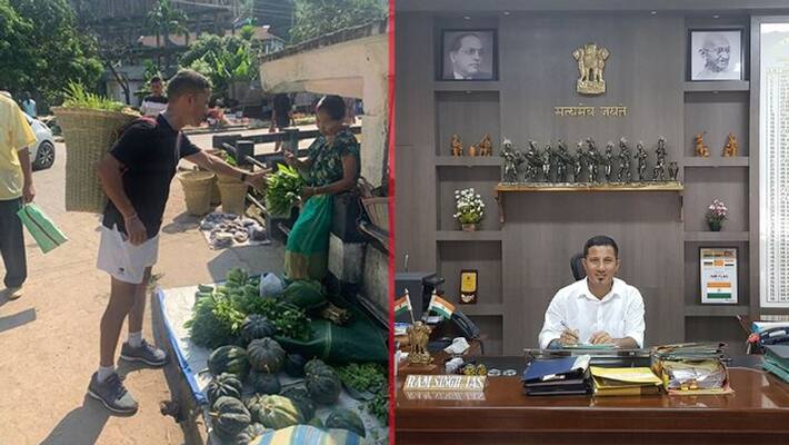 The photo of Meghalaya's IAS officer went viral. He walks 10 km every morning The photo of Meghalaya's IAS officer went viral. He walks 10 km every morning