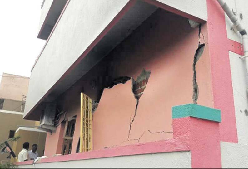 mysterious object explosion in a home near vellore