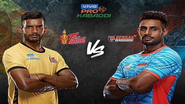 pro kabaddi 2019: bengal warriors super victory against telugu titans pro kabaddi 2019: bengal warriors super victory against telugu titans