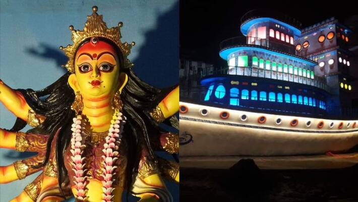 Balaka Abasan Puja Committee is coming up with water pollution Balaka Abasan Puja Committee is coming up with water pollution