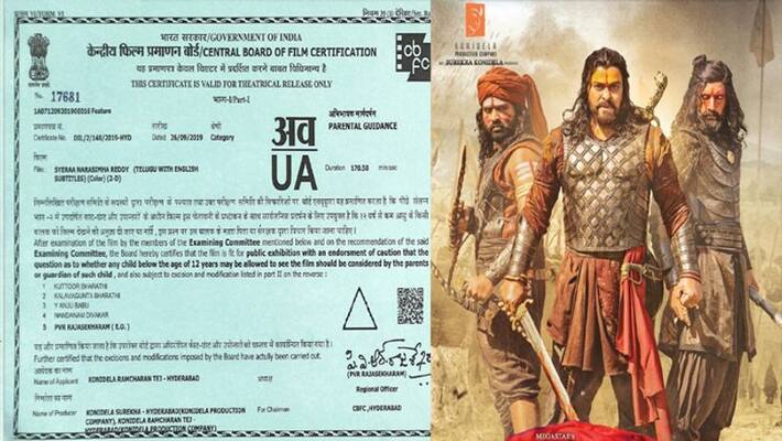 Syeraa good news all censor formalities clear Syeraa good news all censor formalities clear