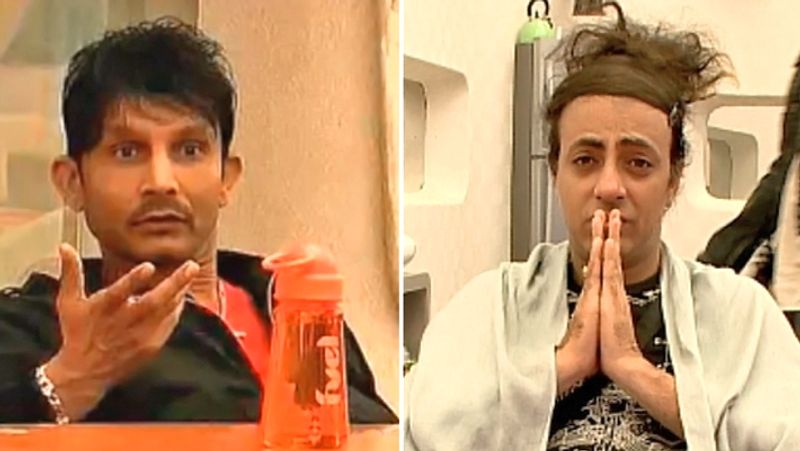 विवाद नंबर 10 : जब केआरके ने रोहित वर्मा पर फेंकी बोतल- बिग बॉस सीजन 3 उस समय विवादों में आ गया था, जब शो के कंटेस्टेंट कमाल राशिद खान ने कंटेस्टेंट रोहित वर्मा की ओर बोतल फेंकी थी। अपनी जिद पर अड़े रहने वाले राशिद द्वारा फेंकी गई यह बोतल रोहित के बजाए शमिता शेट्टी को लग गई थी। इस घटना के बाद कमाल शो से बाहर हो गए थे।