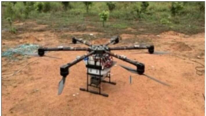 Four drones used to transport arms from Pakistan hidden in Punjab, Say Police Four drones used to transport arms from Pakistan hidden in Punjab, Say Police