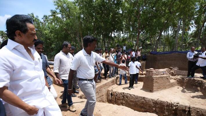M.K.Stalin request to state and central governments for kezhadi museum M.K.Stalin request to state and central governments for kezhadi museum