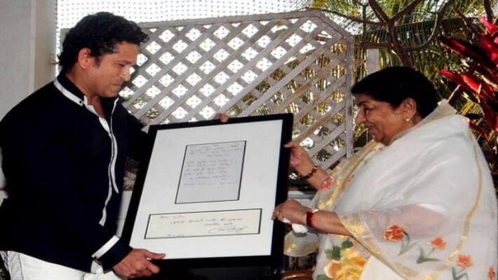 Sachin Tendulkar wishes Lata Mangeshkar on her 90th birthday Sachin Tendulkar wishes Lata Mangeshkar on her 90th birthday