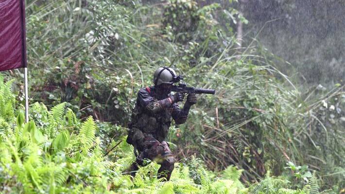 Exchange of fire between Army, suspected terrorists in Ramban search operation launched Exchange of fire between Army, suspected terrorists in Ramban search operation launched