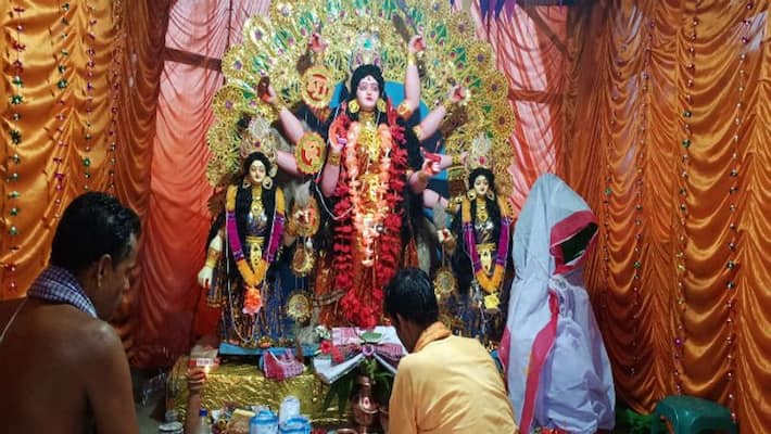 One day Durga puja celebrated in Burnpur One day Durga puja celebrated in Burnpur