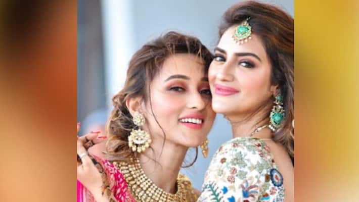 Mimi chakraborty and Nusrat Jahan posing for a Photo shoot Mimi chakraborty and Nusrat Jahan posing for a Photo shoot