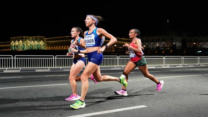 Challenging debut for midnight marathon in Doha heat, humidity Challenging debut for midnight marathon in Doha heat, humidity