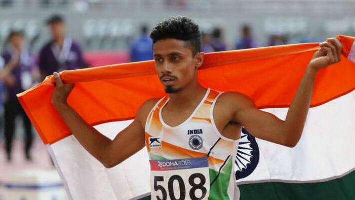 Malayalee Athlete MP Jabir qualifes for Olympics in 400m hurdles Malayalee Athlete MP Jabir qualifes for Olympics in 400m hurdles