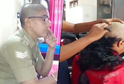 Kerala woman cop donates her hair for making wigs for cancer patients