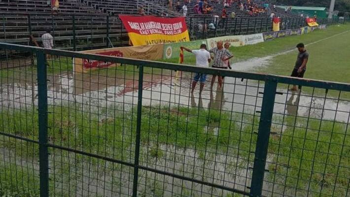 East Bengal match cancel due to water log Peerless win against George East Bengal match cancel due to water log Peerless win against George