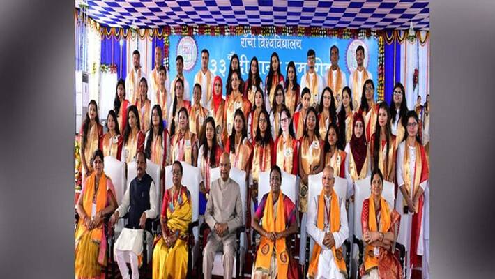 President Ramnath Kovind attended 33th convocation ceremony of Ranchi University President Ramnath Kovind attended 33th convocation ceremony of Ranchi University