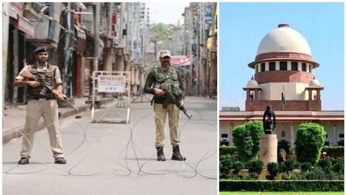 supreme court asks the center to give reply on kashmir pleas within four weeks supreme court asks the center to give reply on kashmir pleas within four weeks