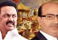DMK protests 'Sanskrit imposition' in Tamil Nadu, BJP terms it divisive politics