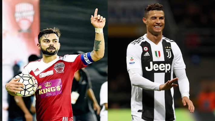 Virat Kohli reveals whom he prefers, Messi or Ronaldo Virat Kohli reveals whom he prefers, Messi or Ronaldo