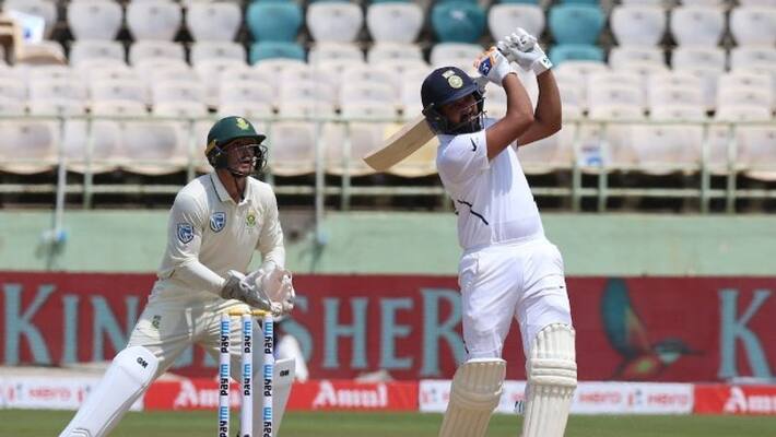 Rohit Sharma breaks Shimron Hetmyer's record of most sixes in Test series Rohit Sharma breaks Shimron Hetmyer's record of most sixes in Test series