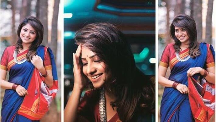 Kannada actress Rachita Ram meets tollywood star Rajendra Prasad in Super Machi shooting Kannada actress Rachita Ram meets tollywood star Rajendra Prasad in Super Machi shooting