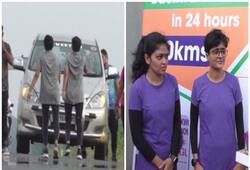 Gujarati women run backward for 13 hours, attempt Guinness record