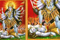 Dussehra: Who is that at the feet of mother Kali? What's the significance?