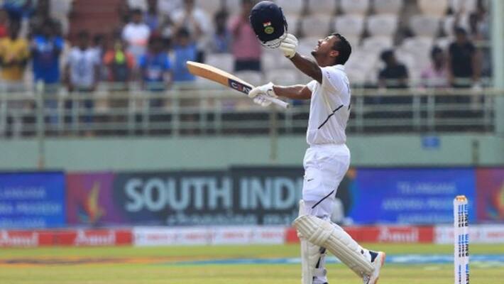 mayank agarwal scores century in first innings of second test against south africa mayank agarwal scores century in first innings of second test against south africa