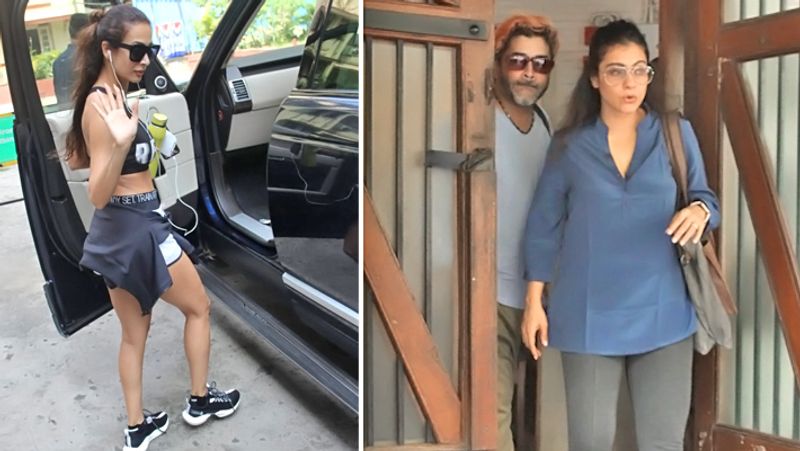 मलाइक अरोड़ा जहां नम्रता पुरोहित के फिटनेस सेंटर के बाहर दिखीं। वहीं काजोल भी मुंबई में स्पॉट की गईं।
