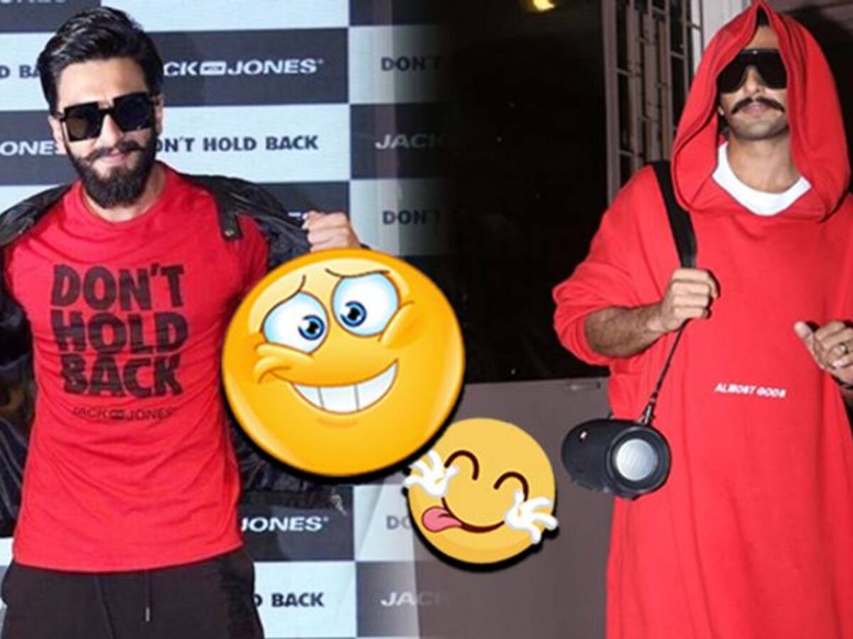 Ranveer Singh makes another fashion statement, takes oversized sweatshirt  to another level : Bollywood News - Bollywood Hungama