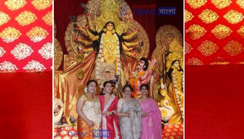Kajol celebrates her puja in Mumbai with family
