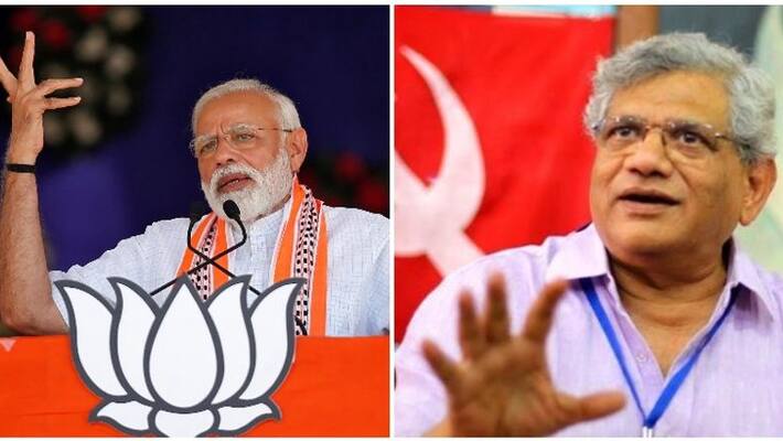 CPM Secretary Sitaram yechury slam modi government on indian economic CPM Secretary Sitaram yechury slam modi government on indian economic