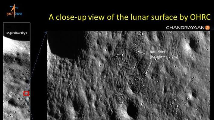 ISRO Releases First High Resolution Images Of The Moon Captured By Chandrayaan 2 Orbiter ISRO Releases First High Resolution Images Of The Moon Captured By Chandrayaan 2 Orbiter