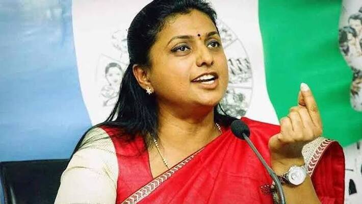 MLA Roja Allegations On EX CM Chandrababu Over Capital Row MLA Roja Allegations On EX CM Chandrababu Over Capital Row