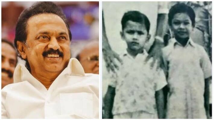 just try to guess who is mk stalin in this old photo just try to guess who is mk stalin in this old photo