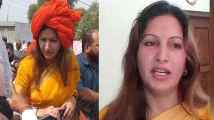BJP TikTok Star sonali phogat Lashes Out not saying Bharat Mata ki Jai BJP TikTok Star sonali phogat Lashes Out not saying Bharat Mata ki Jai