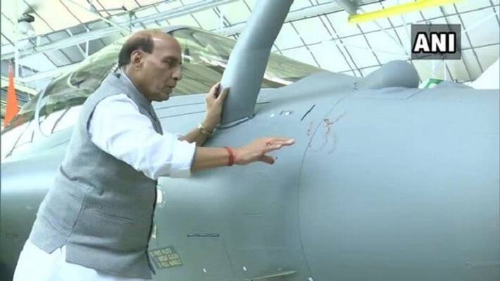 rajnath singh got rafeal flight rajnath singh got rafeal flight