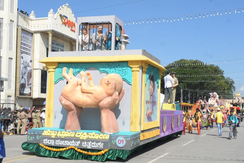 Mysuru dasara 2019 photo gallery of Karnataka districts tablo